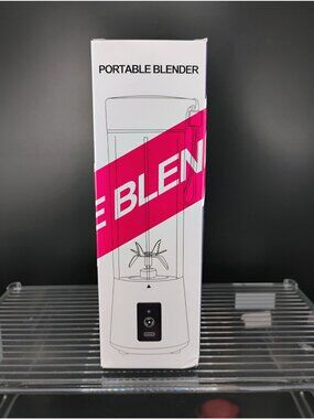 Portable Blender With 6 Blades USB Rechargeable 400mL Capacity